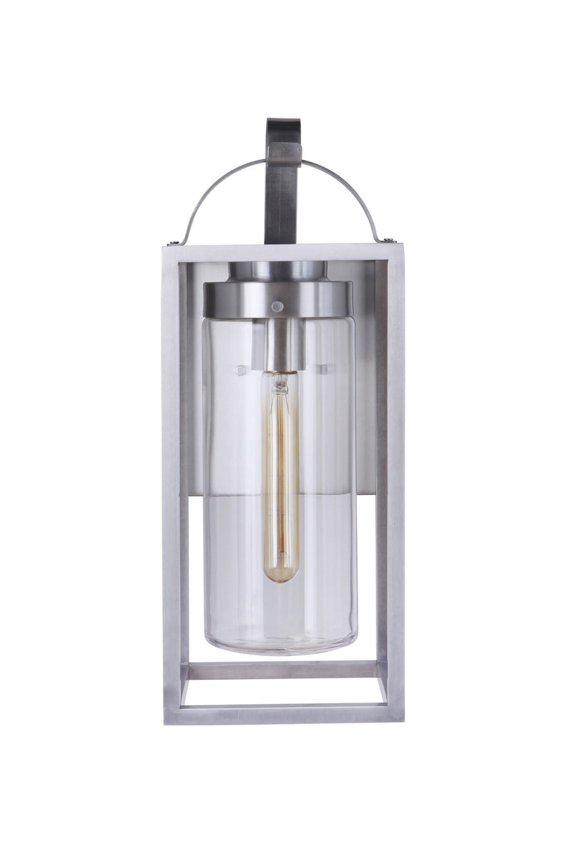 Craftmade ZA4814-SA One Light Outdoor Wall Mount, Satin Aluminum