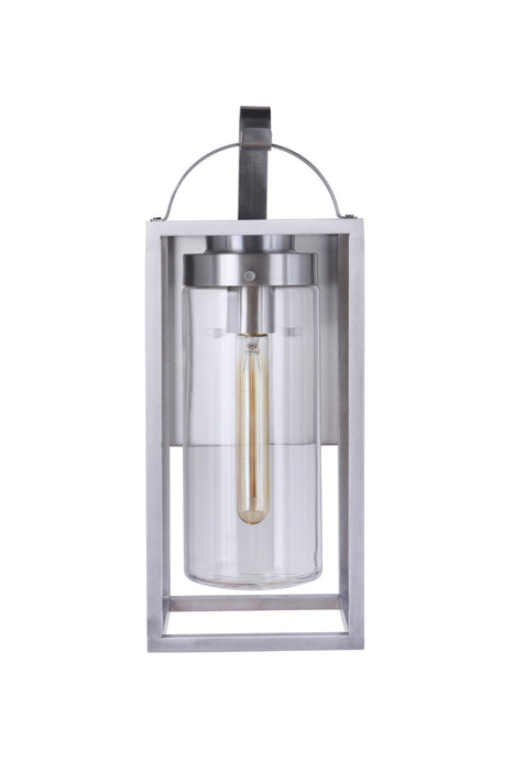 Craftmade ZA4814-SA One Light Outdoor Wall Mount, Satin Aluminum