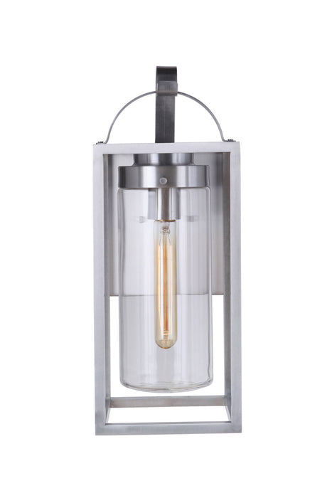 Craftmade ZA4814-SA One Light Outdoor Wall Mount, Satin Aluminum