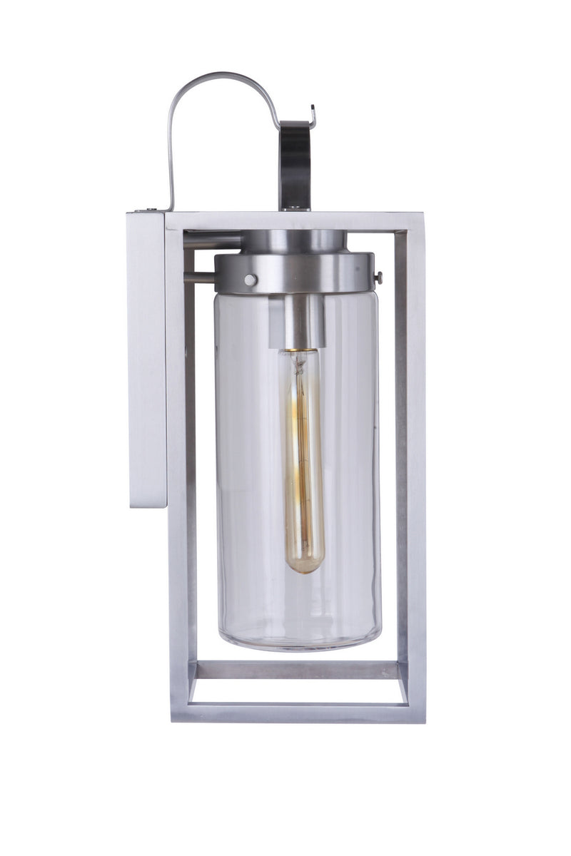 Craftmade ZA4814-SA One Light Outdoor Wall Mount, Satin Aluminum