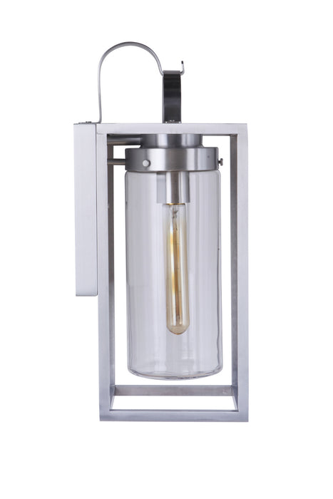 Craftmade ZA4814-SA One Light Outdoor Wall Mount, Satin Aluminum