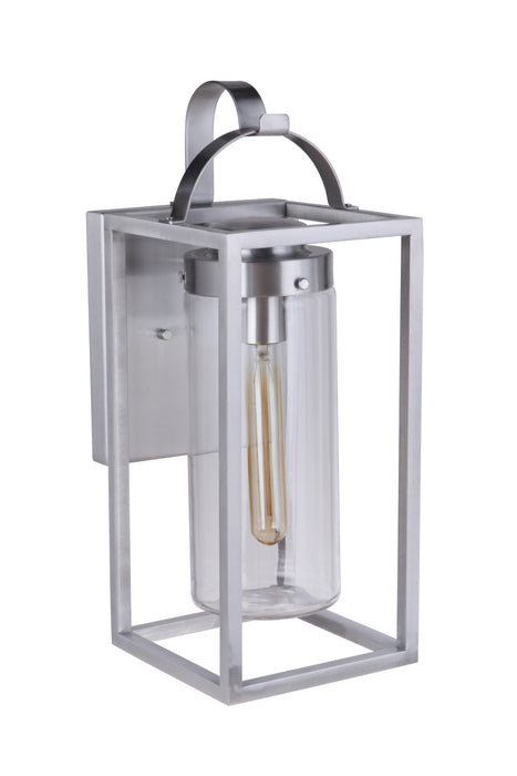 Craftmade ZA4814-SA One Light Outdoor Wall Mount, Satin Aluminum