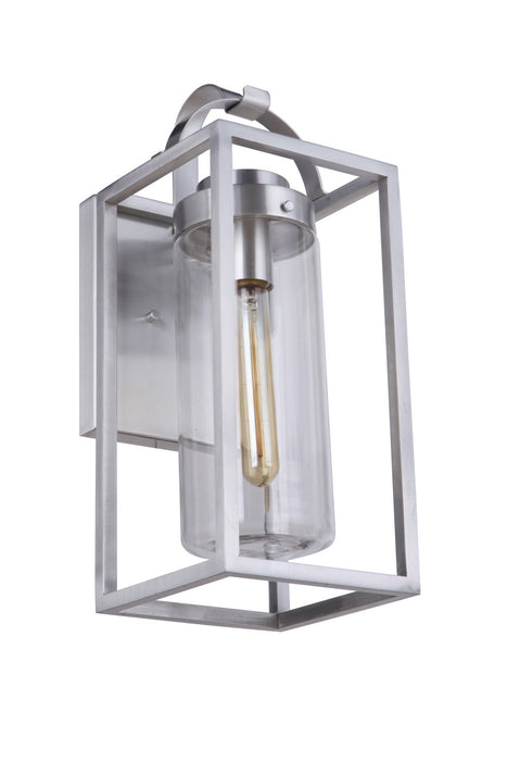 Craftmade ZA4814-SA One Light Outdoor Wall Mount, Satin Aluminum