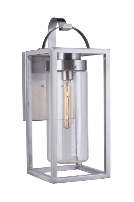 Craftmade ZA4814-SA One Light Outdoor Wall Mount, Satin Aluminum