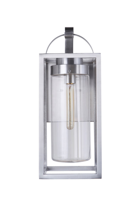 Craftmade ZA4824-SA One Light Outdoor Wall Mount, Satin Aluminum