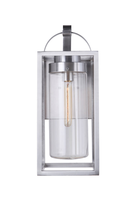 Craftmade ZA4824-SA One Light Outdoor Wall Mount, Satin Aluminum