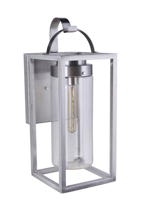 Craftmade ZA4824-SA One Light Outdoor Wall Mount, Satin Aluminum