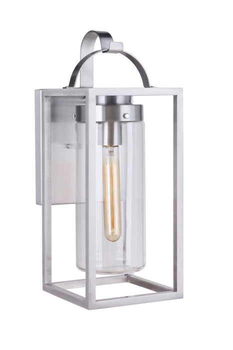 Craftmade ZA4824-SA One Light Outdoor Wall Mount, Satin Aluminum
