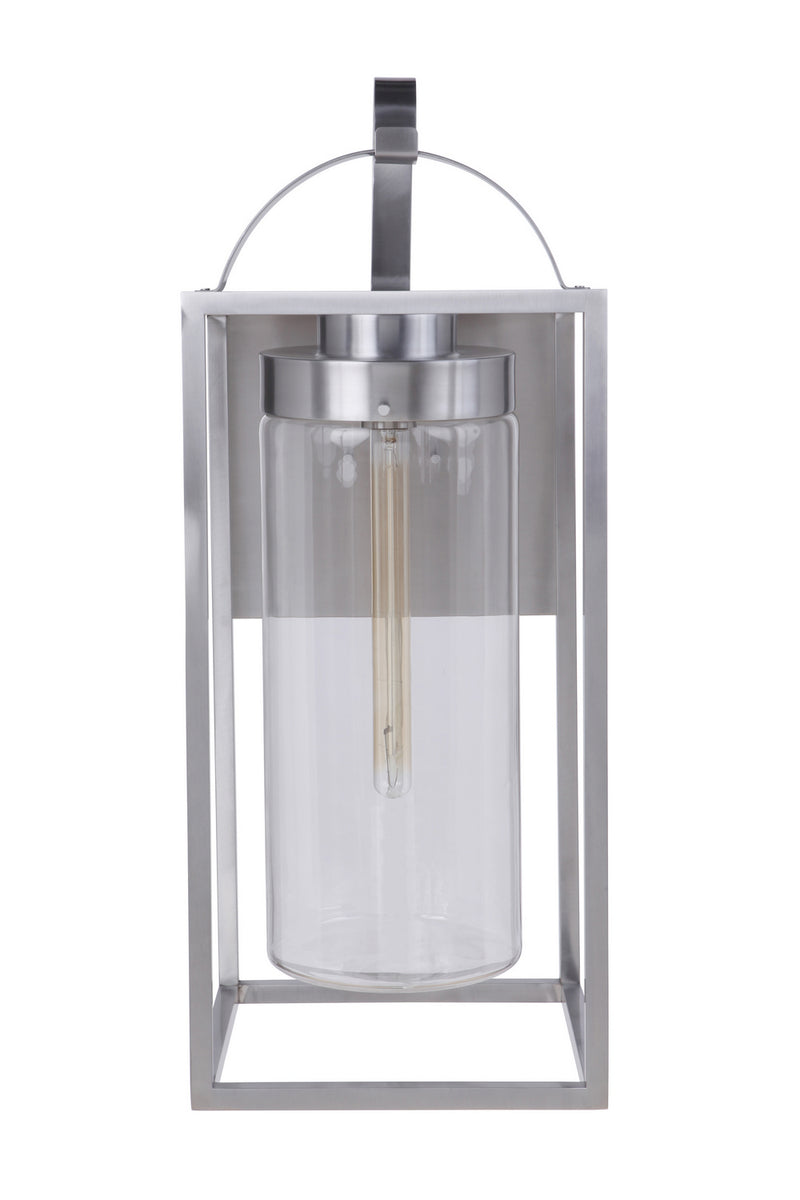 Craftmade ZA4834-SA One Light Outdoor Wall Mount, Satin Aluminum