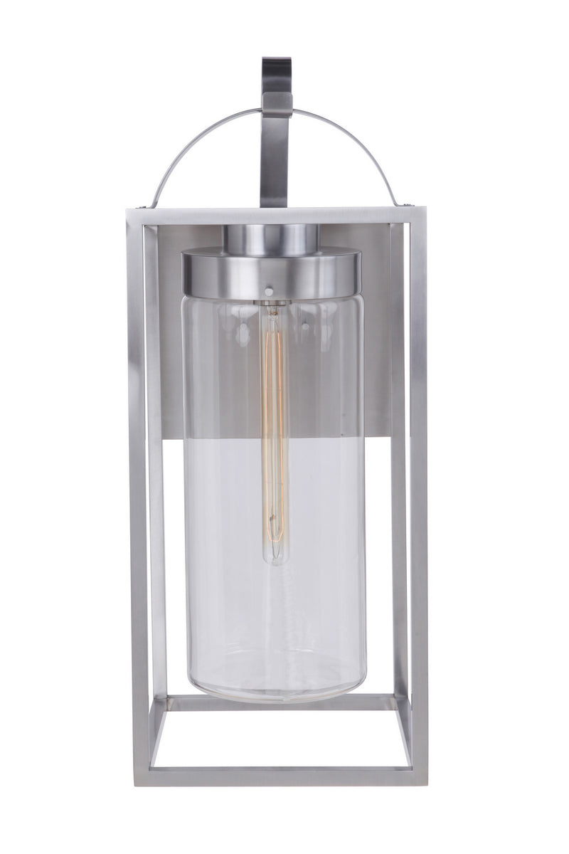 Craftmade ZA4834-SA One Light Outdoor Wall Mount, Satin Aluminum