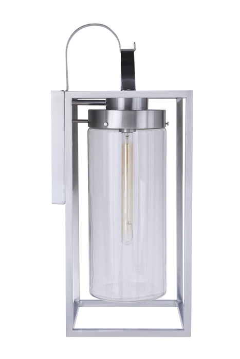 Craftmade ZA4834-SA One Light Outdoor Wall Mount, Satin Aluminum