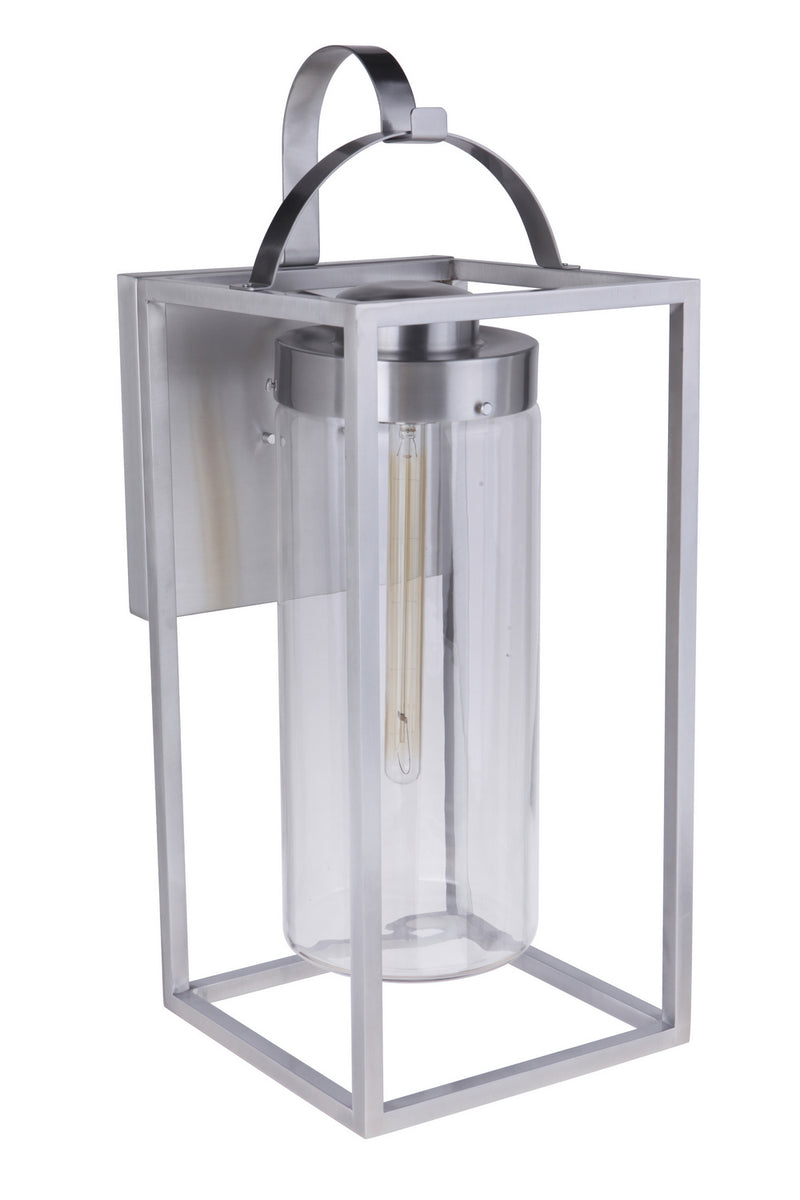Craftmade ZA4834-SA One Light Outdoor Wall Mount, Satin Aluminum