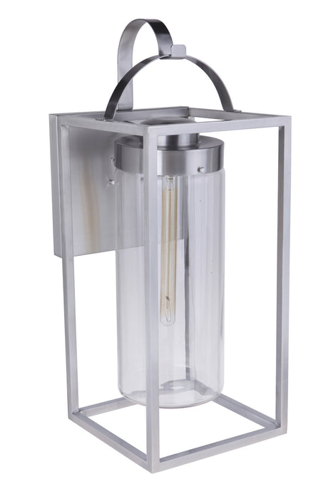 Craftmade ZA4834-SA One Light Outdoor Wall Mount, Satin Aluminum