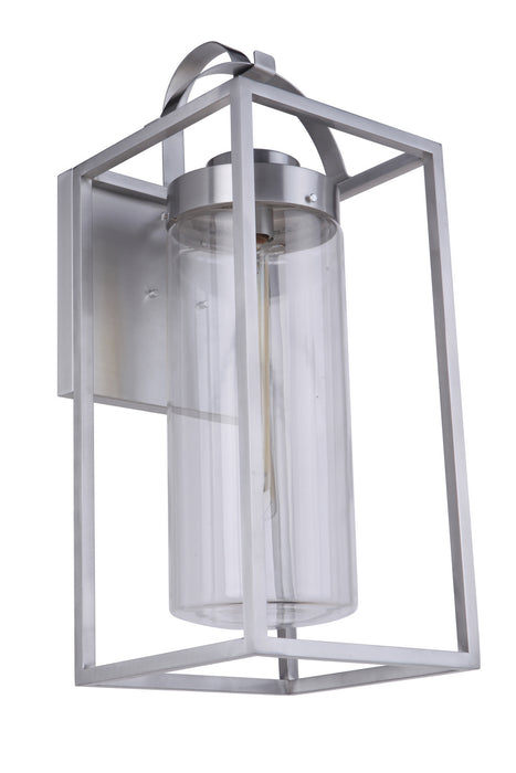 Craftmade ZA4834-SA One Light Outdoor Wall Mount, Satin Aluminum