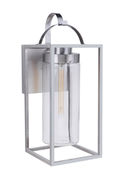 Craftmade ZA4834-SA One Light Outdoor Wall Mount, Satin Aluminum