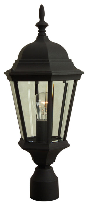 Craftmade Z255-TB One Light Post Mount, Textured Black