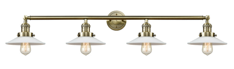 Innovations 215-AB-G1 Four Light Bath Vanity, Antique Brass