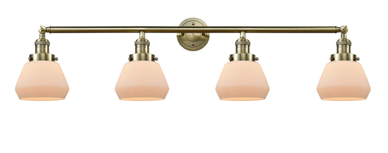 Innovations 215-AB-G171 Four Light Bath Vanity, Antique Brass