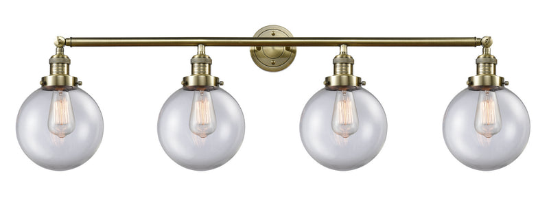 Innovations 215-AB-G202-8-LED LED Bath Vanity, Antique Brass