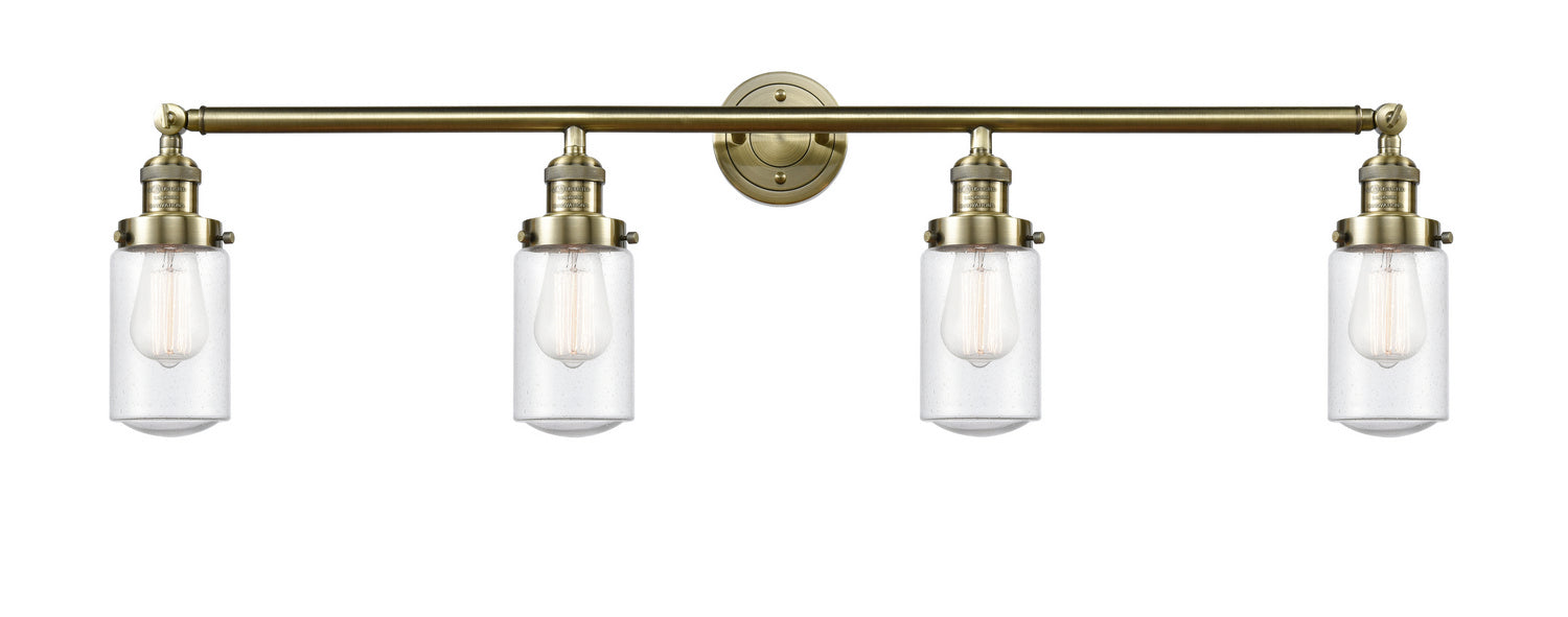 Innovations 215-AB-G314-LED LED Bath Vanity, Antique Brass