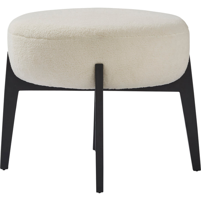 Renwil CHA071 Stool, White, Black
