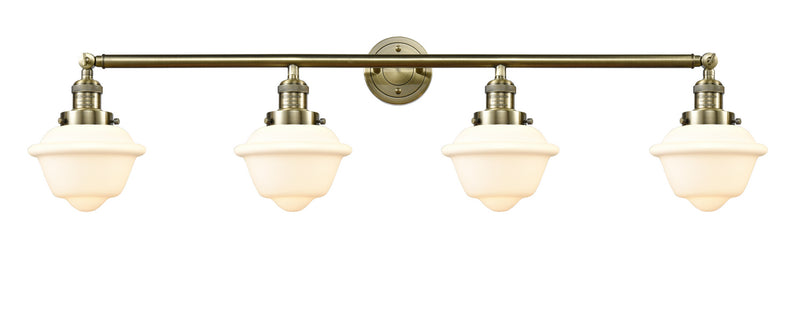 Innovations 215-AB-G531 Four Light Bath Vanity, Antique Brass