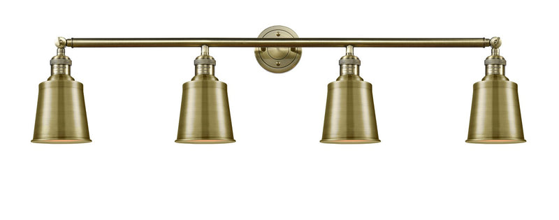 Innovations 215-AB-M9-AB Four Light Bath Vanity, Antique Brass