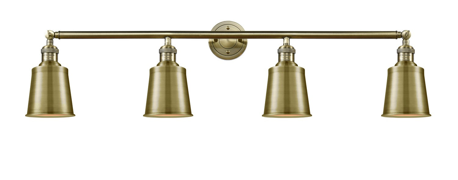 Innovations 215-AB-M9-AB Four Light Bath Vanity, Antique Brass