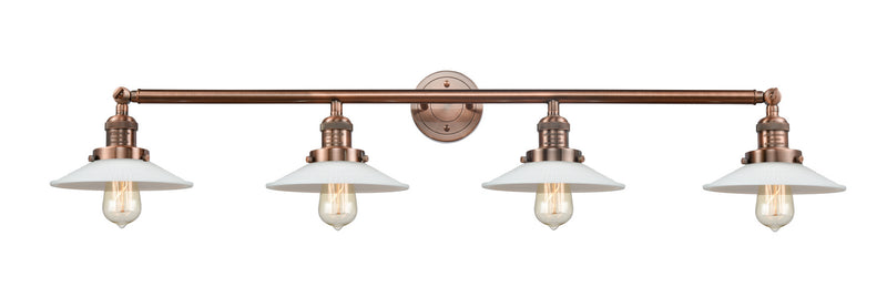 Innovations 215-AC-G1 Four Light Bath Vanity, Antique Copper