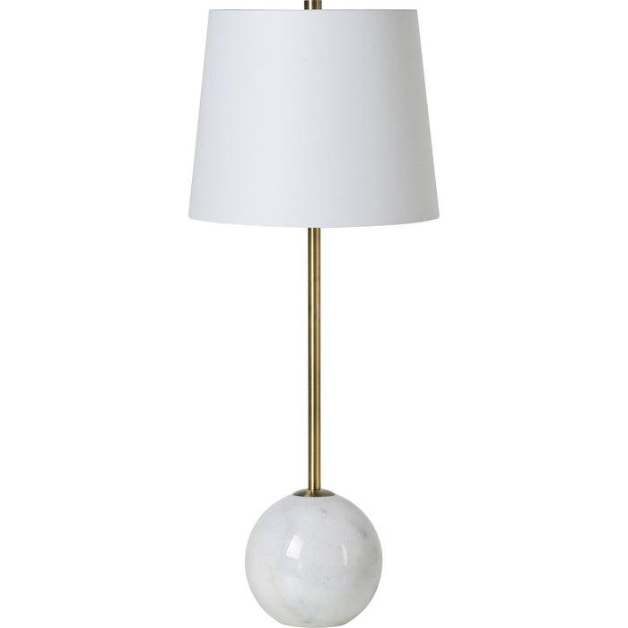 Renwil LPT1171-SET2 One Light Table Lamp, Plated Antique Brushed Brass