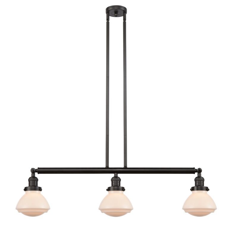 Innovations 213-BB-G202-12-LED LED Island Pendant, Brushed Brass
