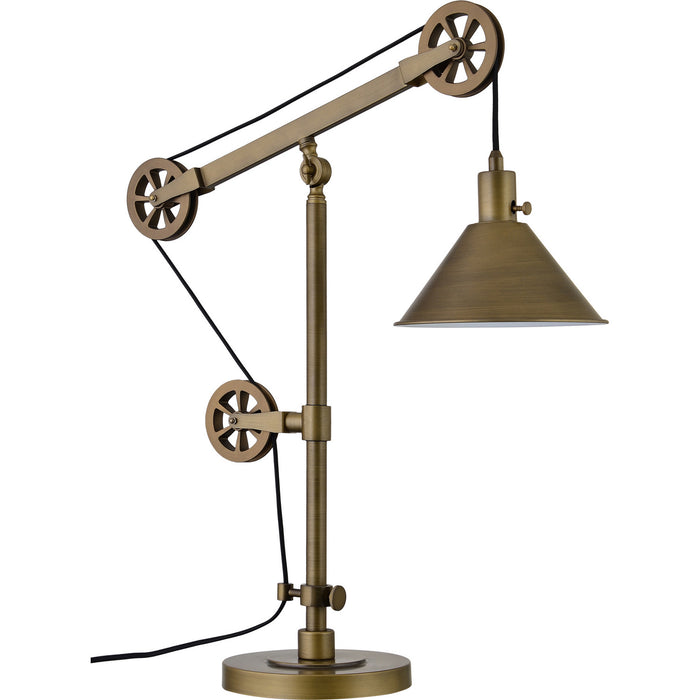 Renwil LPT1184 One Light Table Lamp, Plated Antique Brushed Brass