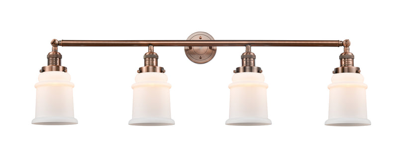 Innovations 215-AC-G181 Four Light Bath Vanity, Antique Copper