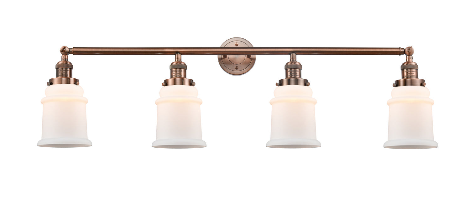Innovations 215-AC-G181 Four Light Bath Vanity, Antique Copper