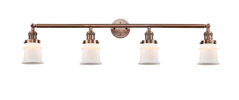 Innovations 215-AC-G181S Four Light Bath Vanity, Antique Copper