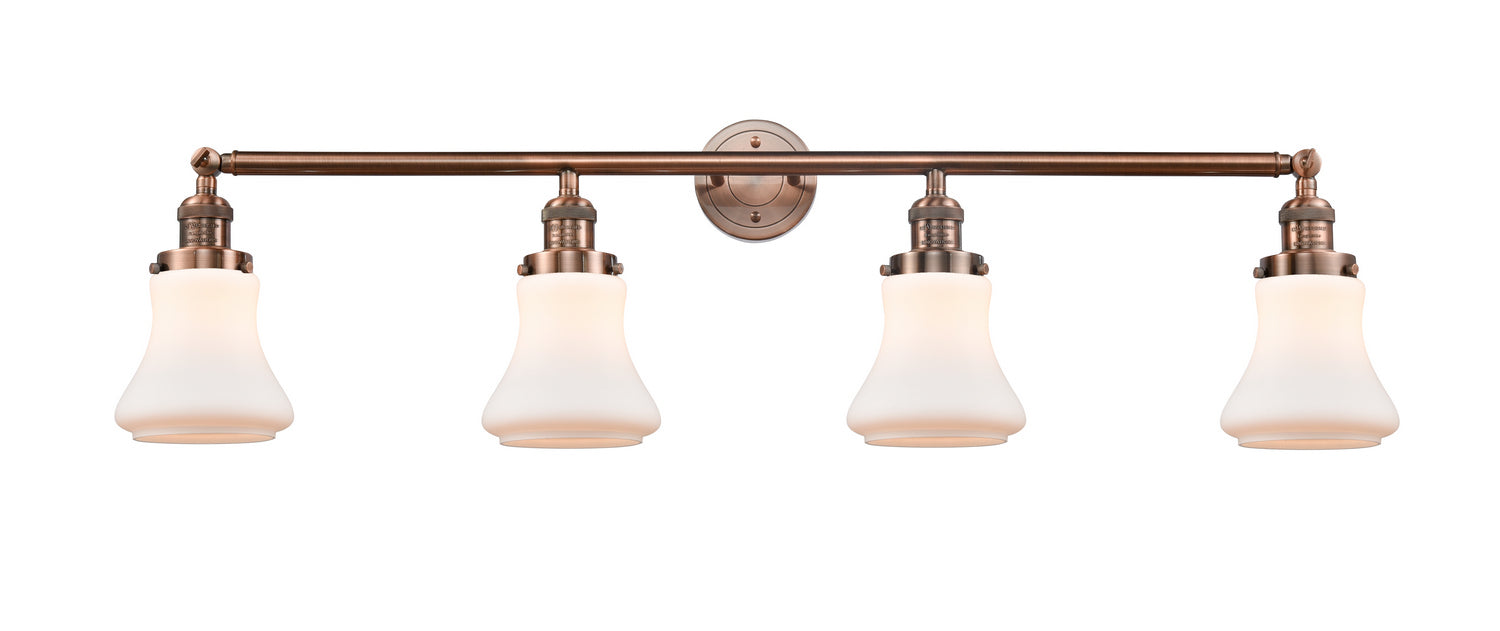 Innovations 215-AC-G191 Four Light Bath Vanity, Antique Copper