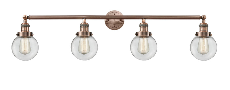 Innovations 215-AC-G202-6-LED LED Bath Vanity, Antique Copper