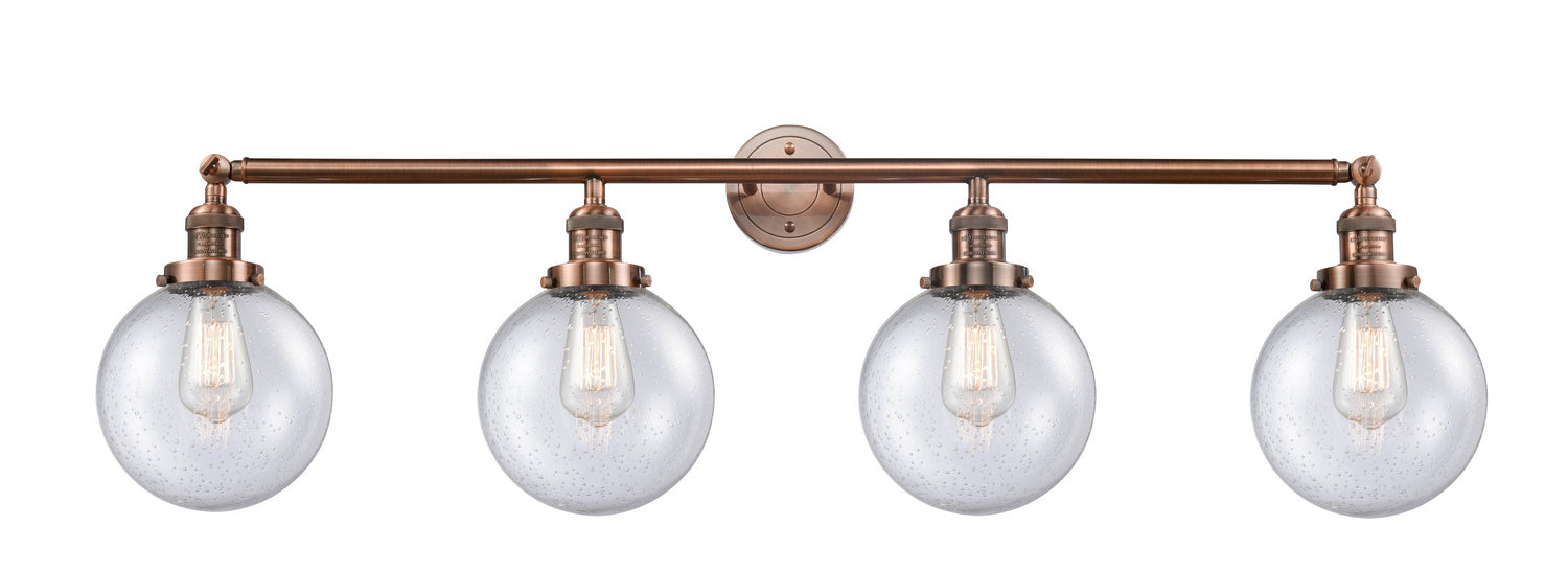 Innovations 215-AC-G204-8-LED LED Bath Vanity, Antique Copper