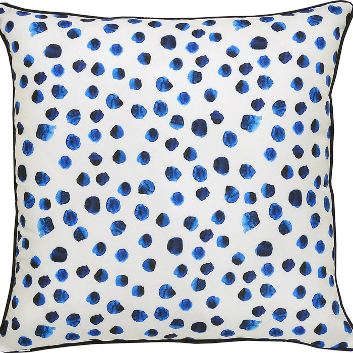 Renwil PWFLO1011 Pillow, White/ Navy