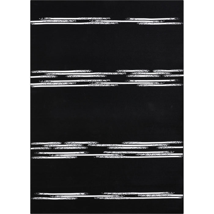 Renwil RCAYX-45679-34 Rug, Black,White Stripe