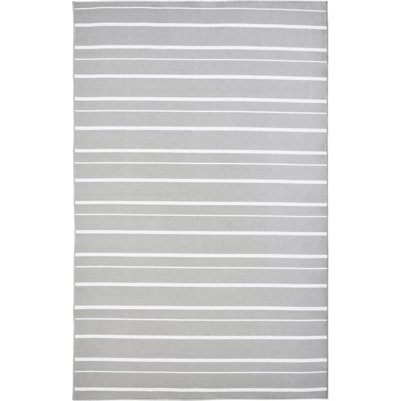 Renwil RCAYX-64895-912 Rug, Cool Grey,White Stripe