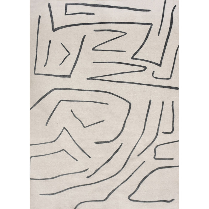 Renwil RFAL-10212-810 Rug, Ivory/ Charcoal