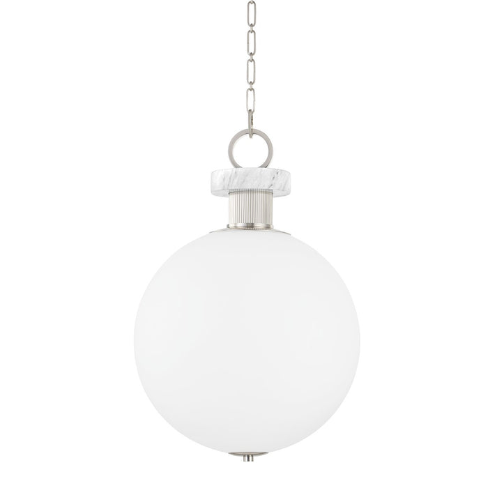 Corbett Lighting 395-18-BN One Light Pendant, Burnished Nickel
