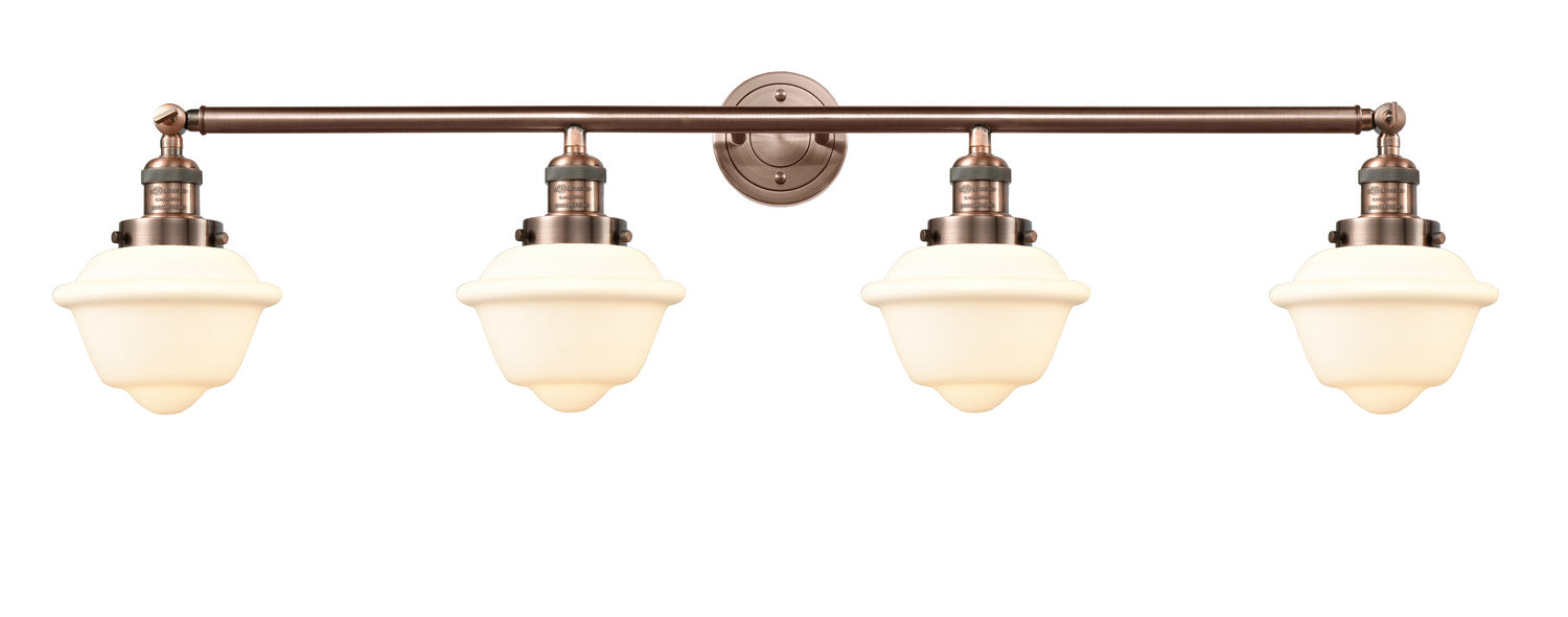 Innovations 215-AC-G531 Four Light Bath Vanity, Antique Copper