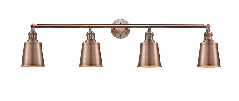 Innovations 215-AC-M9-AC Four Light Bath Vanity, Antique Copper