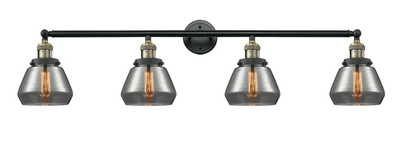 Innovations 215-BAB-G173 Four Light Bath Vanity, Black Antique Brass