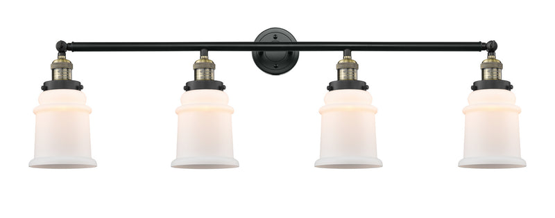 Innovations 215-BAB-G181 Four Light Bath Vanity, Black Antique Brass