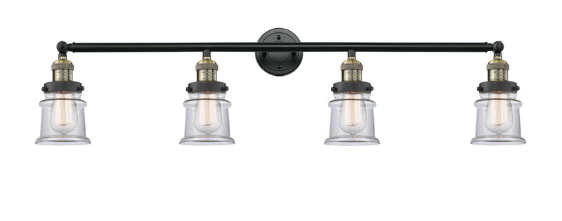 Innovations 215-BAB-G182S Four Light Bath Vanity, Black Antique Brass