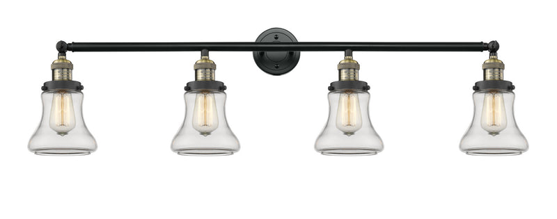 Innovations 215-BAB-G192 Four Light Bath Vanity, Black Antique Brass
