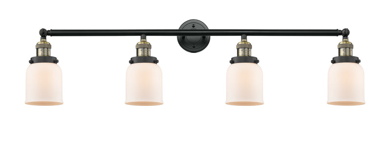 Innovations 215-BAB-G51 Four Light Bath Vanity, Black Antique Brass